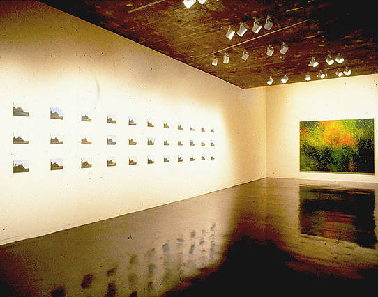 Installationsansicht Stefan Kürten - Matrix, 1989