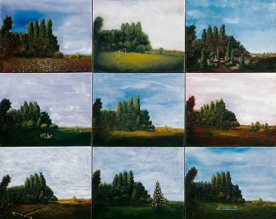 Home, Studies for an ideal Landscape (Detail), 1989, Stefan Kürten 